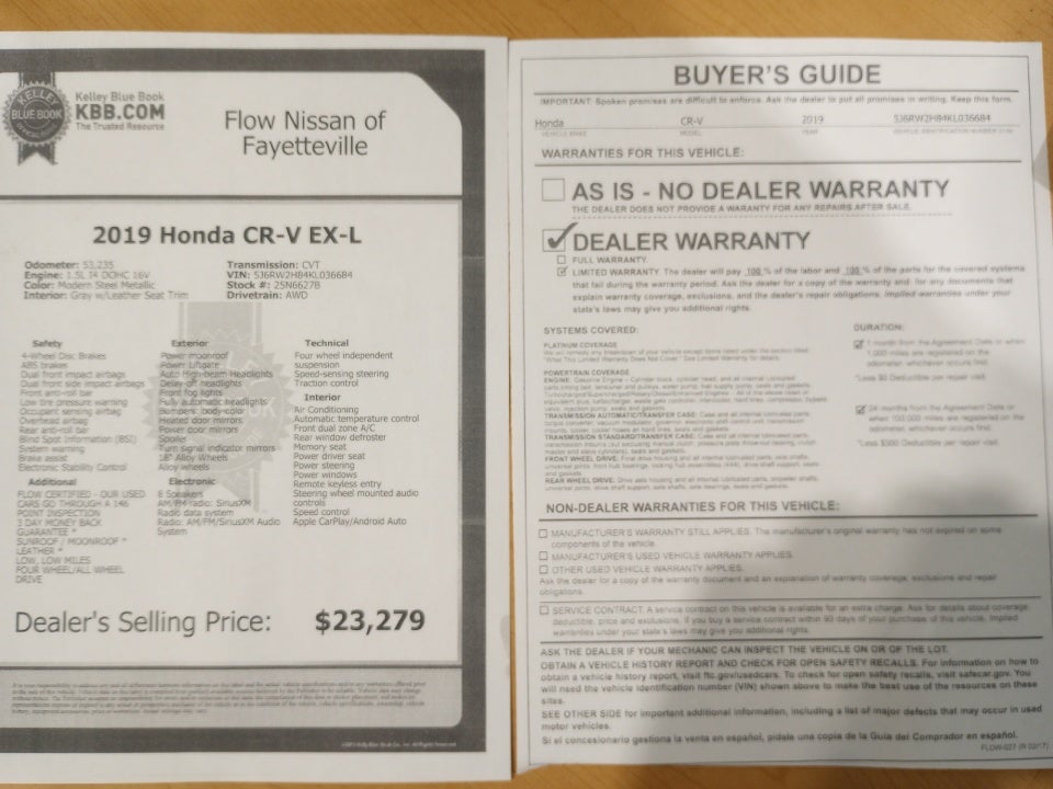 2019 Honda CR-V EX-L