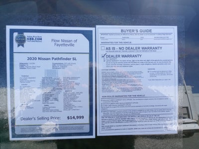 2020 Nissan Pathfinder SL 2WD