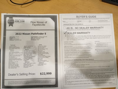 2022 Nissan Pathfinder S 2WD