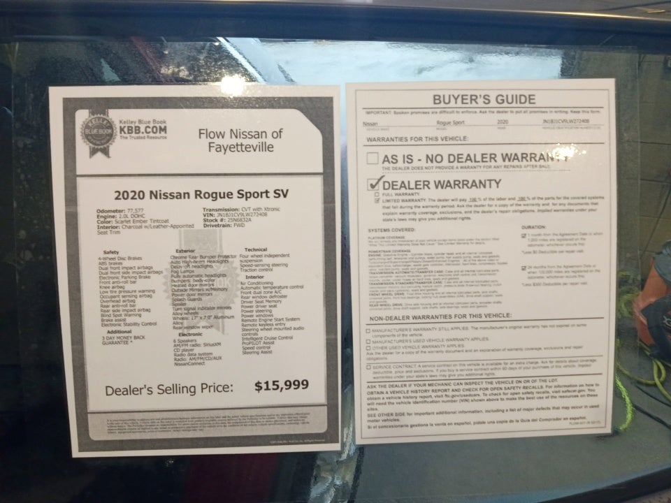 2020 Nissan Rogue Sport SV FWD Xtronic CVT
