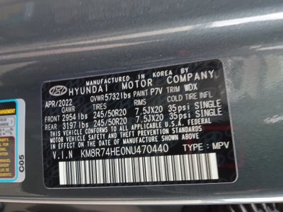 2022 Hyundai Palisade Calligraphy