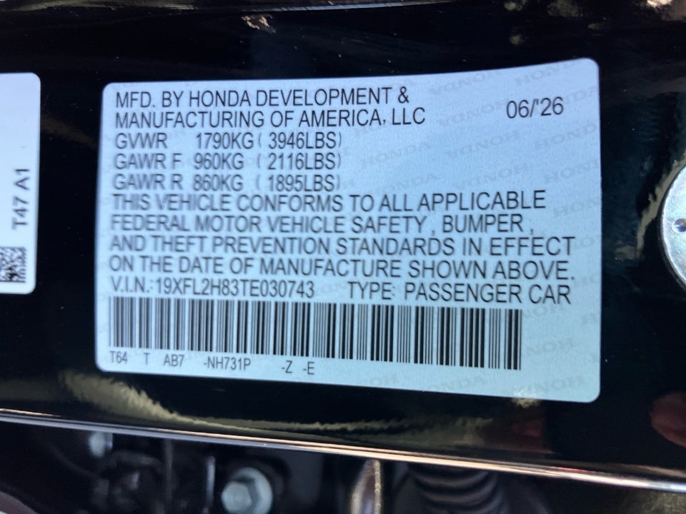 2026 Honda Civic Hatchback Sport