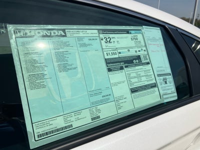 2026 Honda Accord Sedan LX