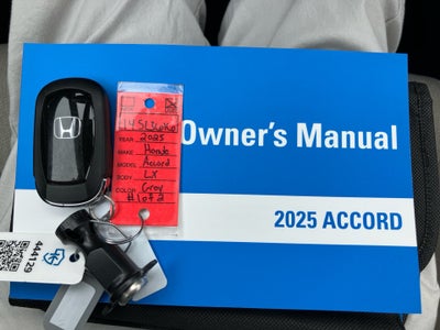 2025 Honda Accord Sedan LX