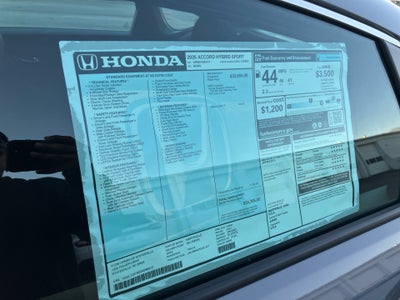 2025 Honda Accord Hybrid Sport