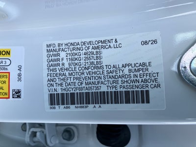 2026 Honda Accord Hybrid EX-L