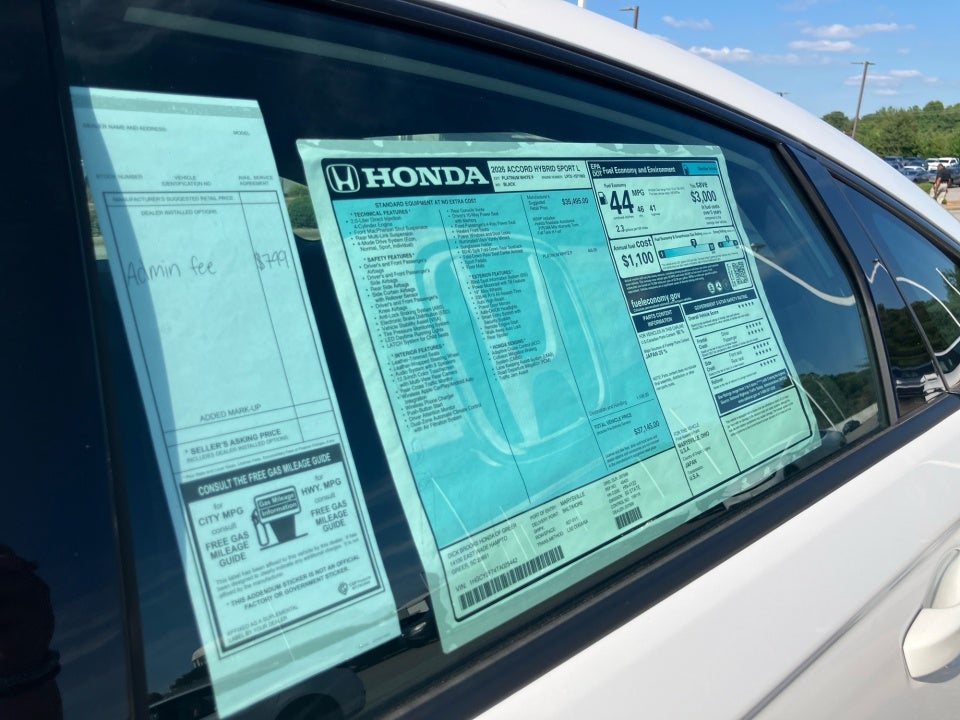 2026 Honda Accord Hybrid Sport-L