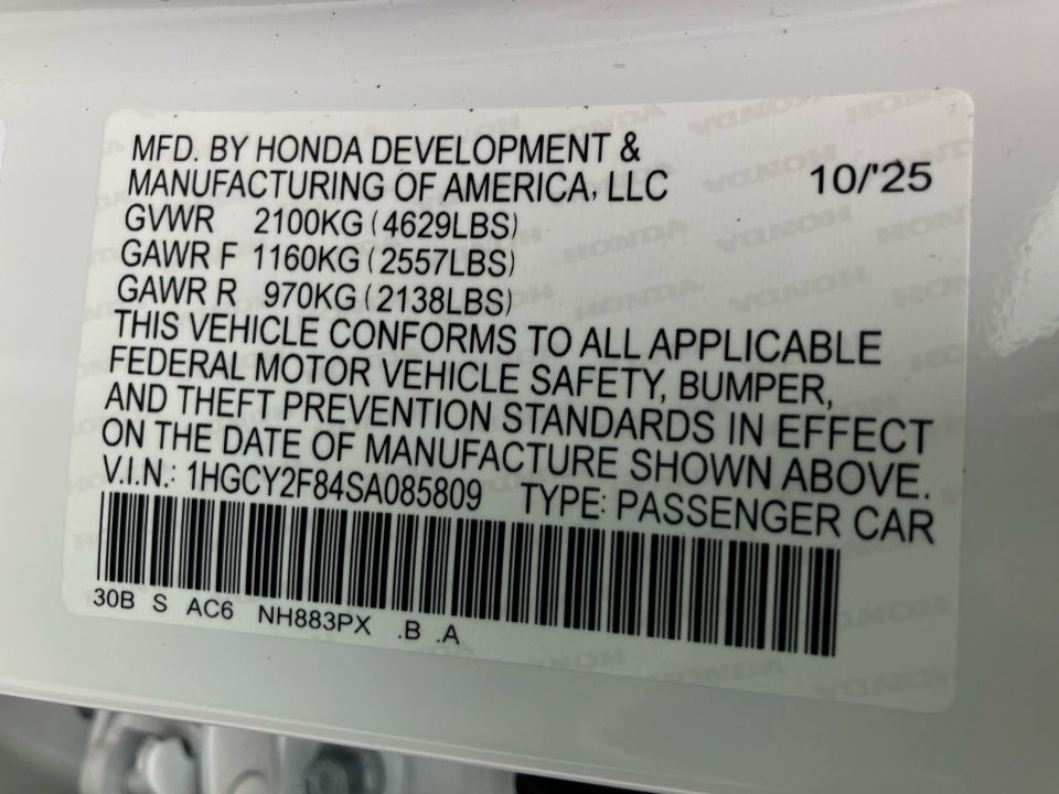 2025 Honda Accord Hybrid Touring