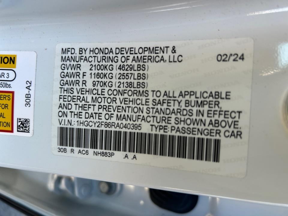 2024 Honda Accord Hybrid Touring