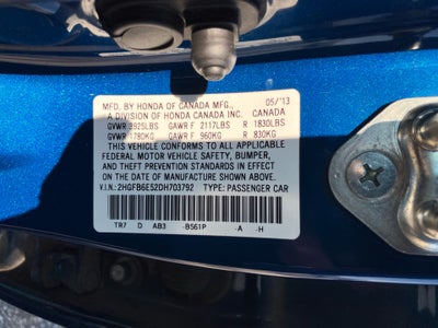 2013 Honda Civic Si
