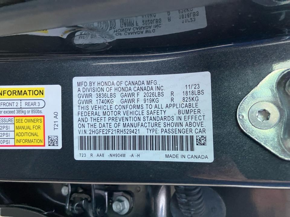 2024 Honda Civic Sedan LX
