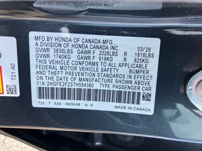 2026 Honda Civic Sedan LX