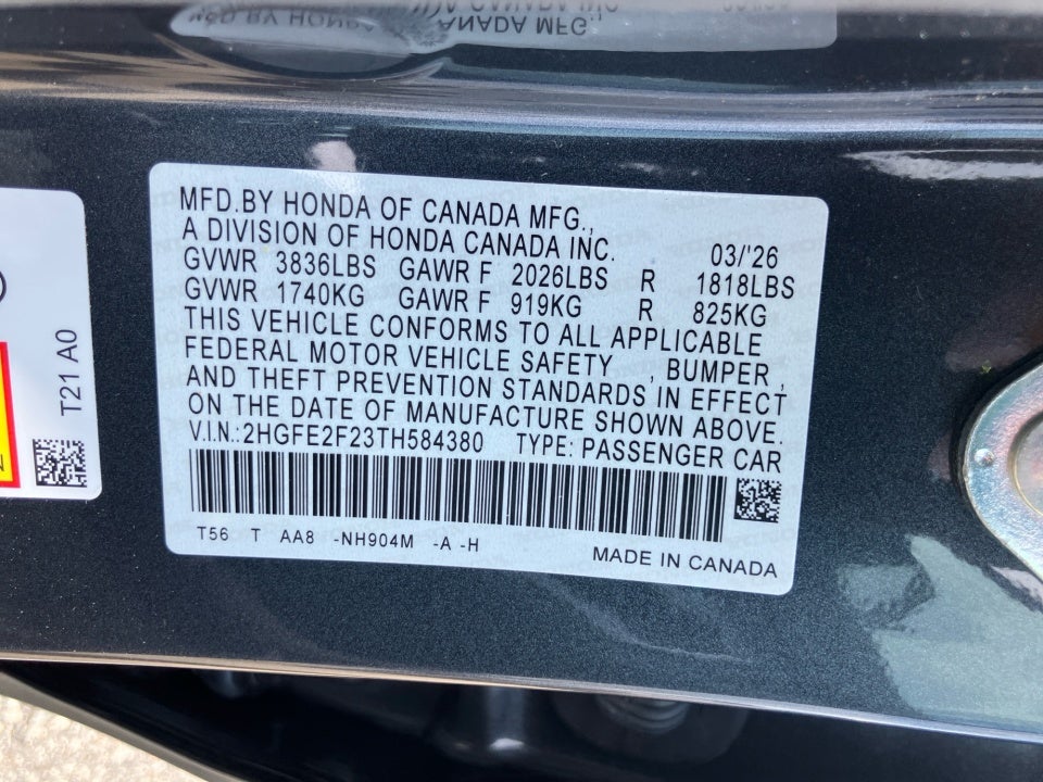 2026 Honda Civic Sedan LX