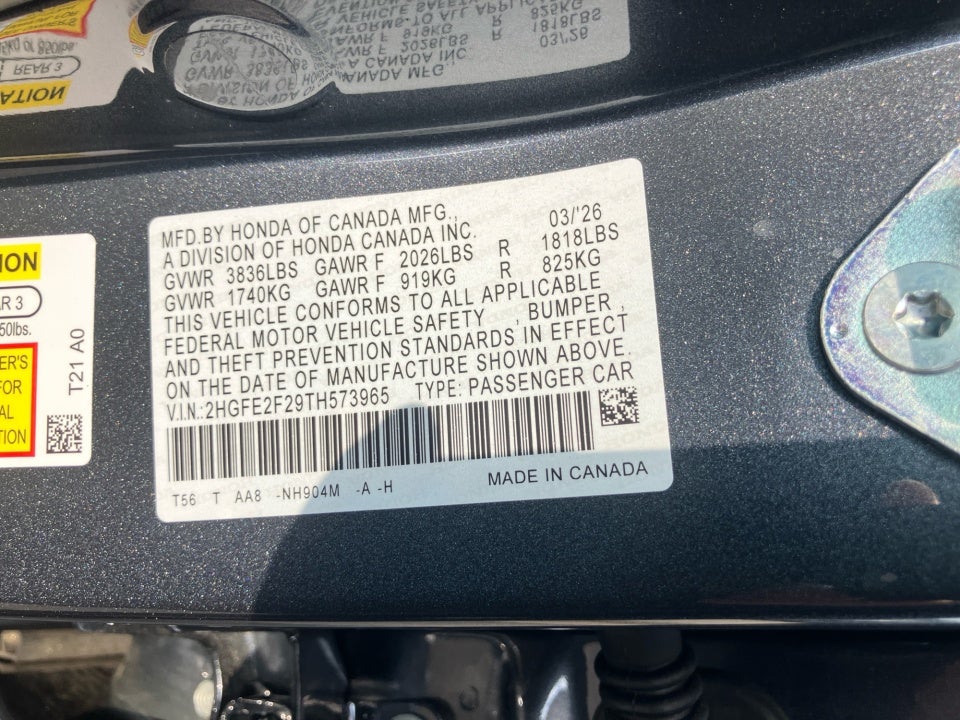 2026 Honda Civic Sedan LX
