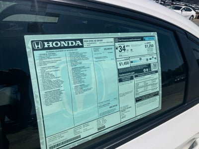 2026 Honda Civic Sedan Sport