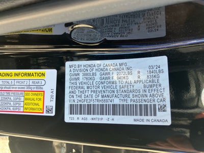 2024 Honda Civic Sedan Sport