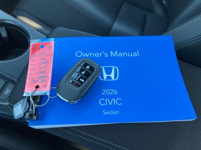 2026 Honda Civic Sedan Sport