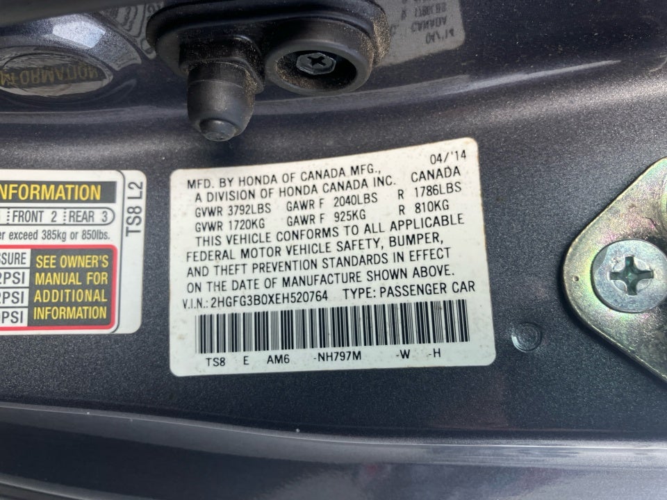 2014 Honda Civic EX-L