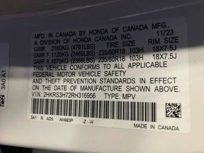 2024 Honda CR-V EX-L 2WD