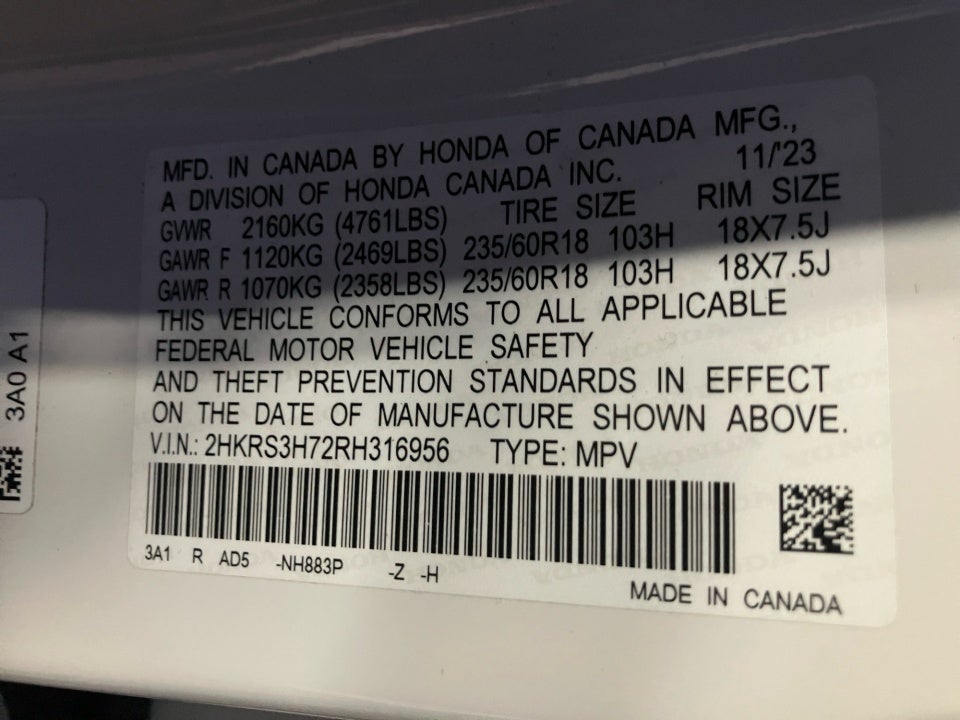 2024 Honda CR-V EX-L 2WD