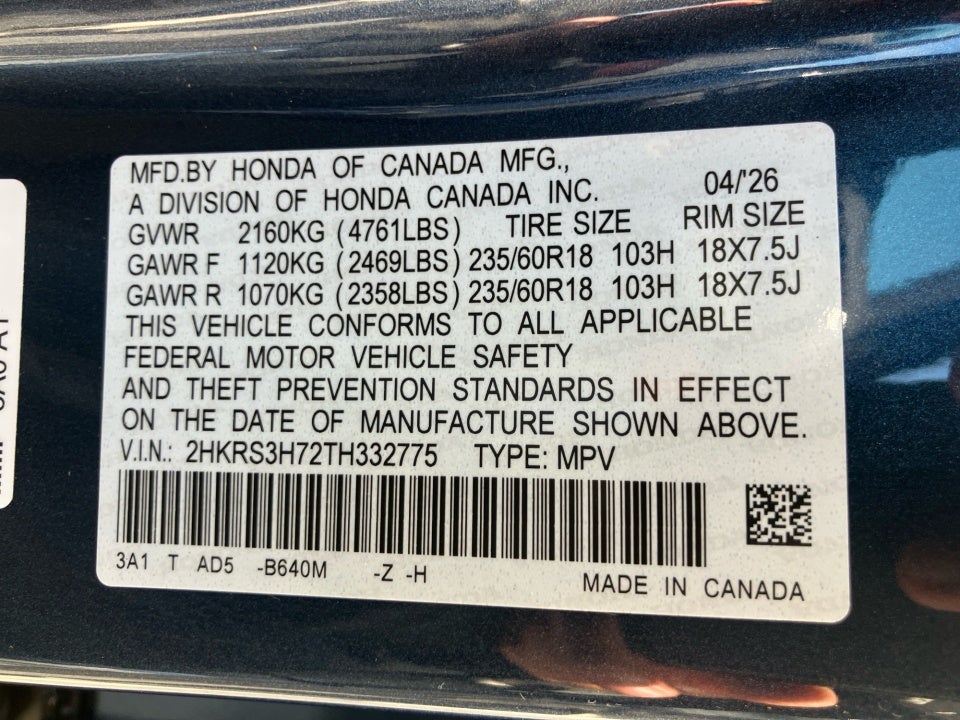 2026 Honda CR-V EX-L