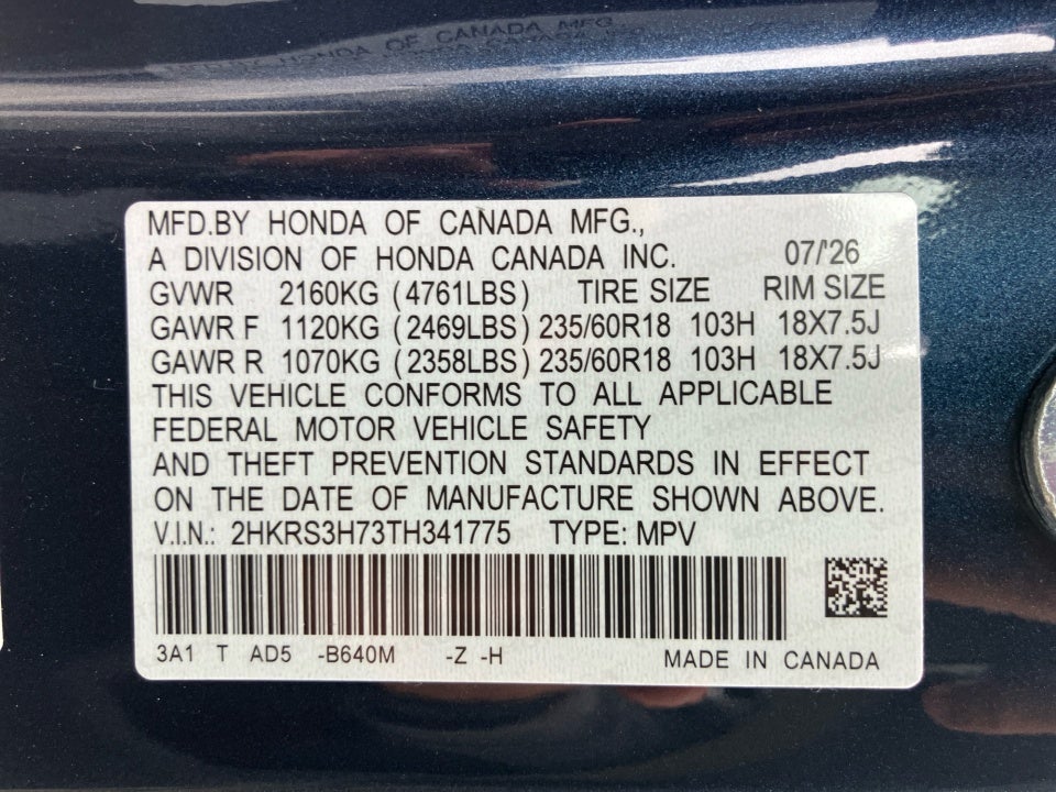 2026 Honda CR-V EX-L