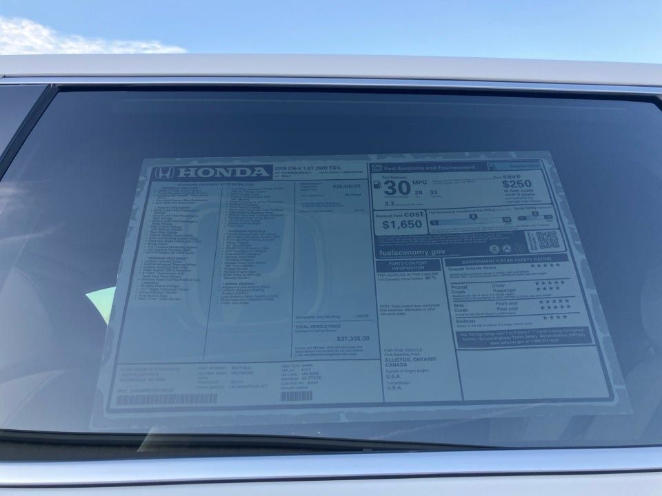 2026 Honda CR-V EX-L 2WD