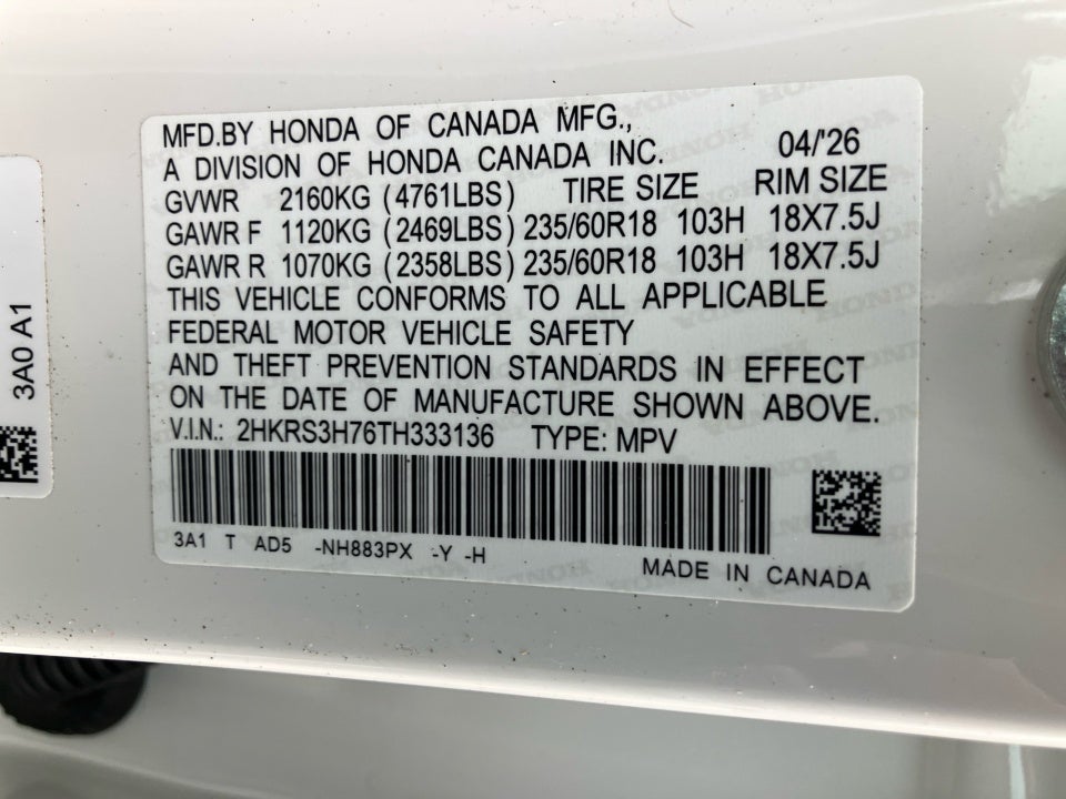 2026 Honda CR-V EX-L