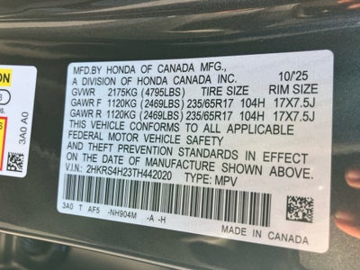 2026 Honda CR-V LX AWD