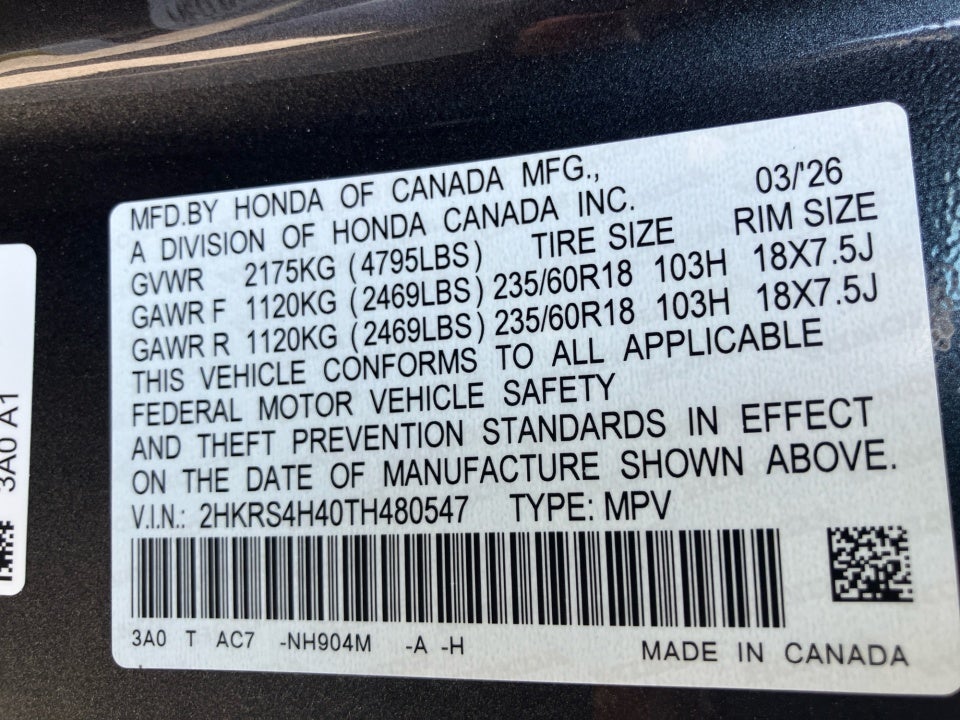 2026 Honda CR-V EX AWD