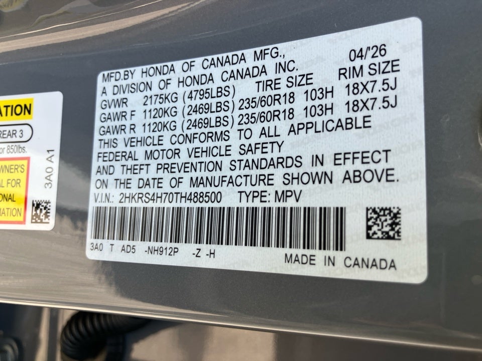 2026 Honda CR-V EX-L AWD