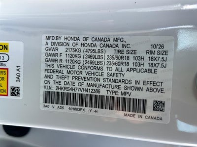 2027 Honda CR-V EX-L