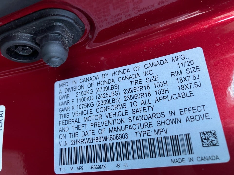 2021 Honda CR-V AWD EX-L