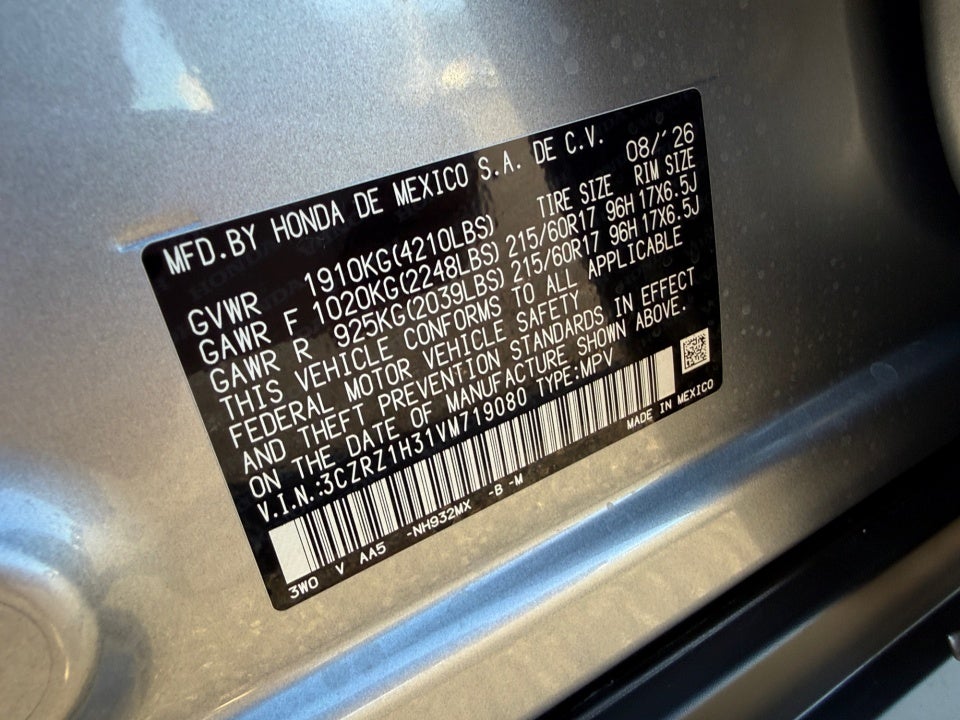 2027 Honda HR-V LX