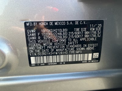 2026 Honda HR-V 2WD LX