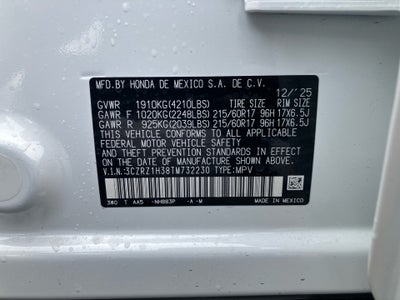 2026 Honda HR-V 2WD LX