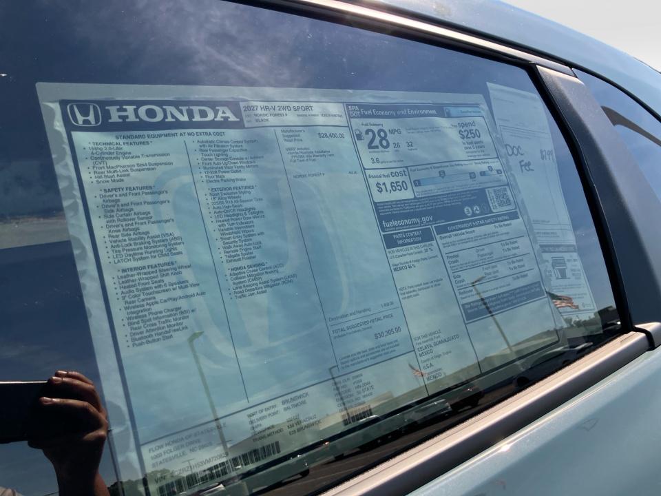 2027 Honda HR-V Sport