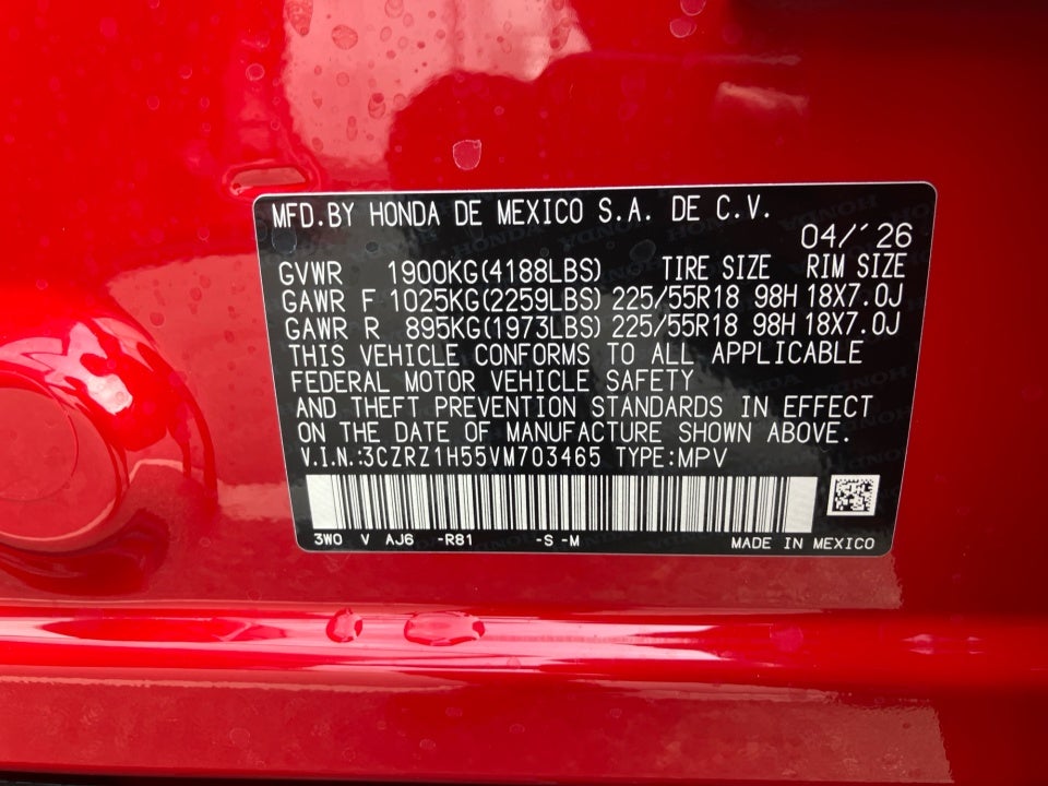 2027 Honda HR-V Sport