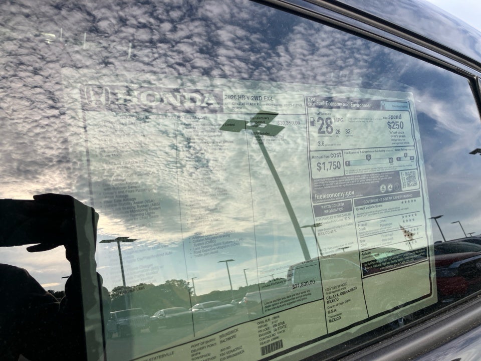 2026 Honda HR-V 2WD EX-L