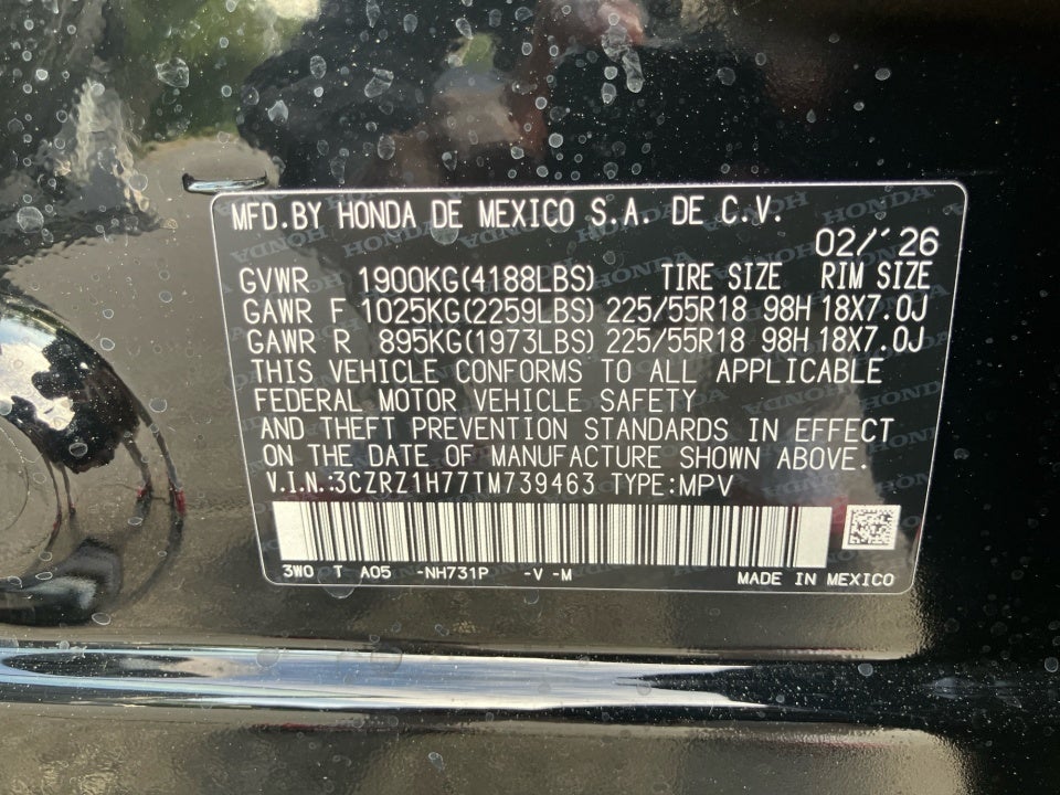 2026 Honda HR-V 2WD EX-L