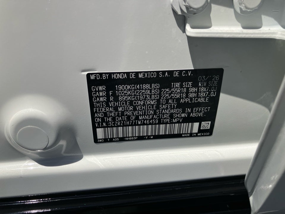 2026 Honda HR-V EX-L