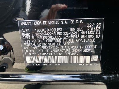 2026 Honda HR-V AWD Sport