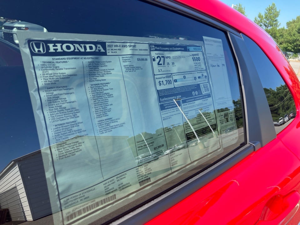 2027 Honda HR-V Sport
