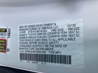 2026 Honda Odyssey EX-L