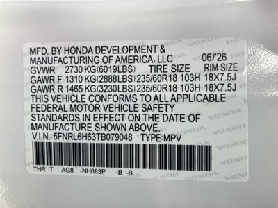 2026 Honda Odyssey EX-L