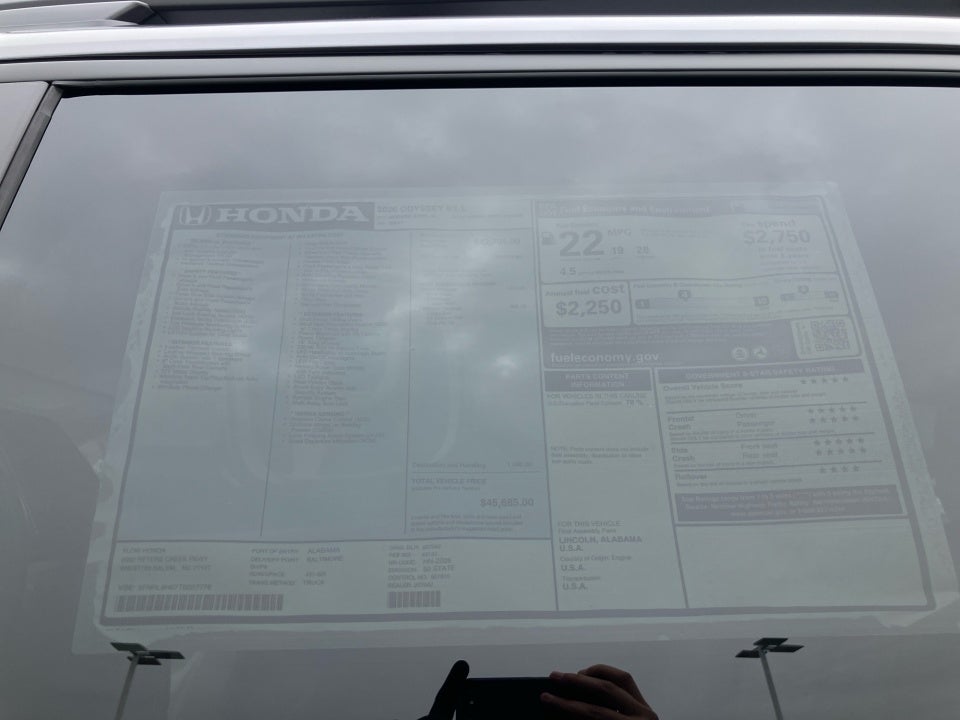 2026 Honda Odyssey EX-L