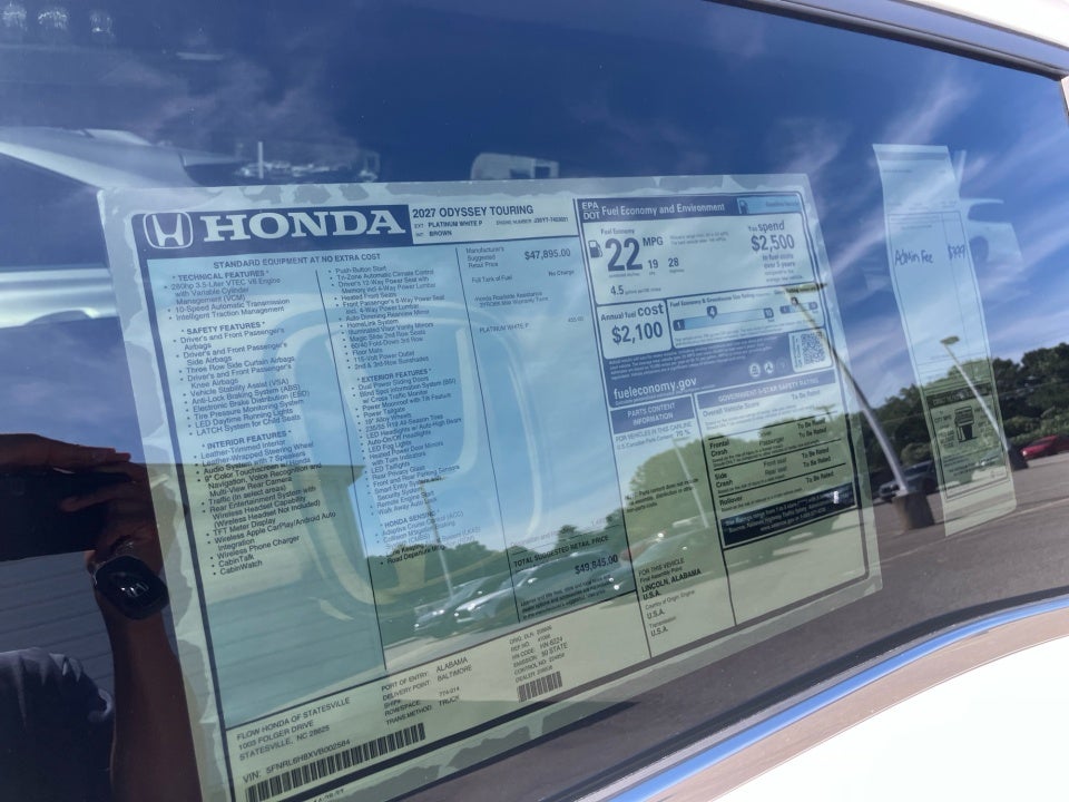 2027 Honda Odyssey Touring
