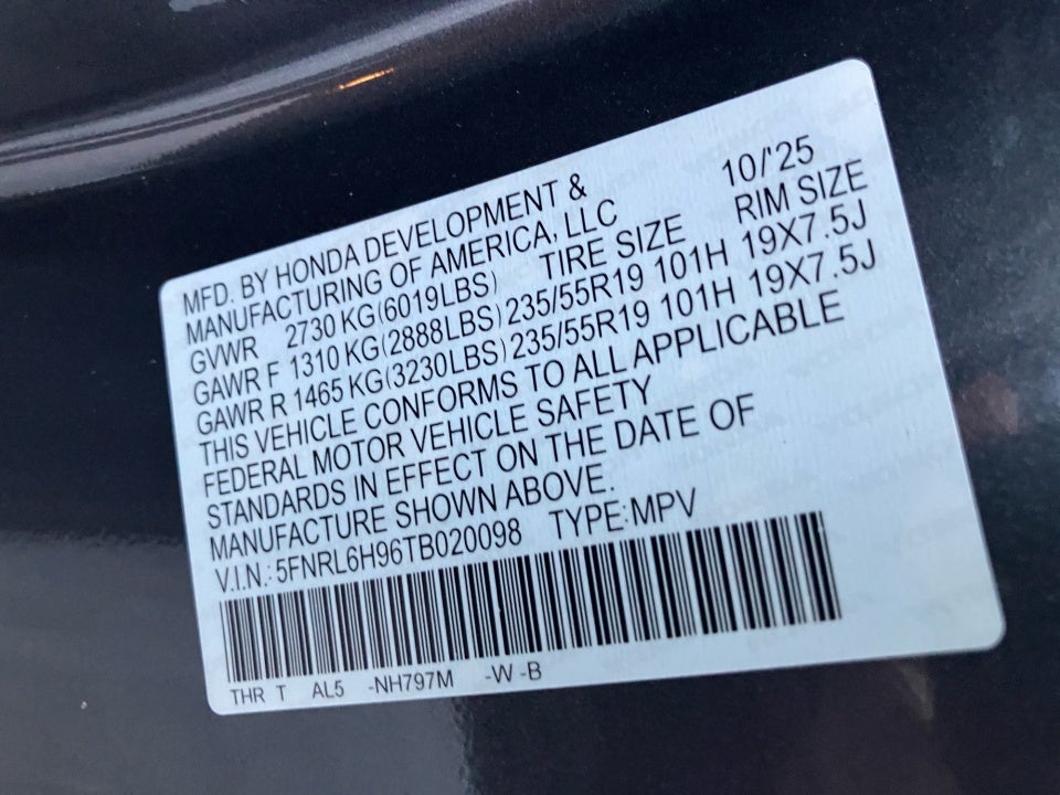 2026 Honda Odyssey Elite