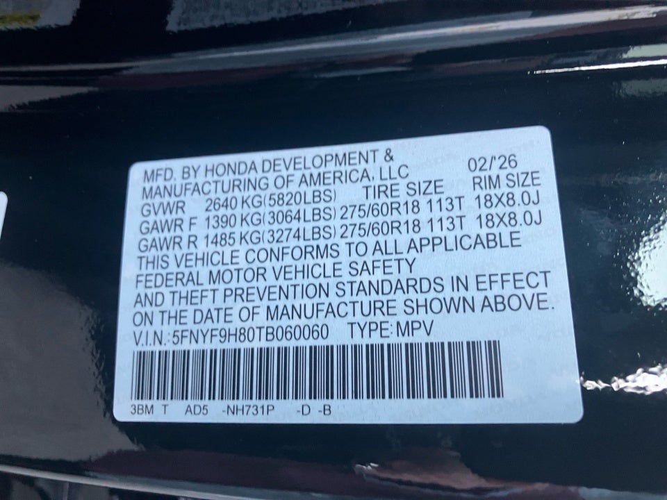 2026 Honda Passport AWD TrailSport Elite