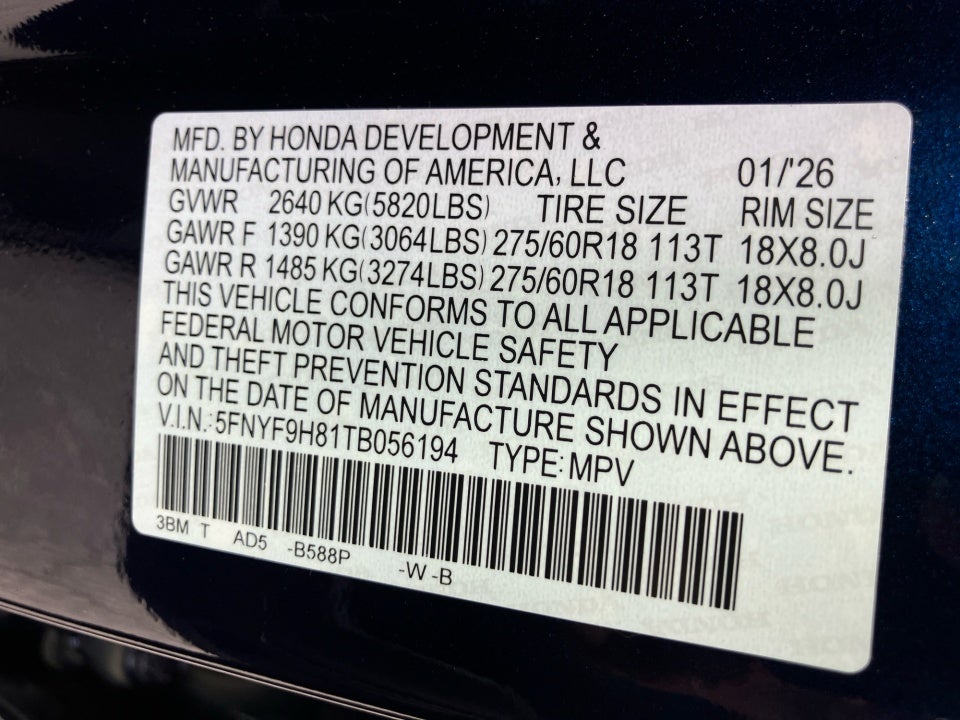 2026 Honda Passport AWD TrailSport Elite